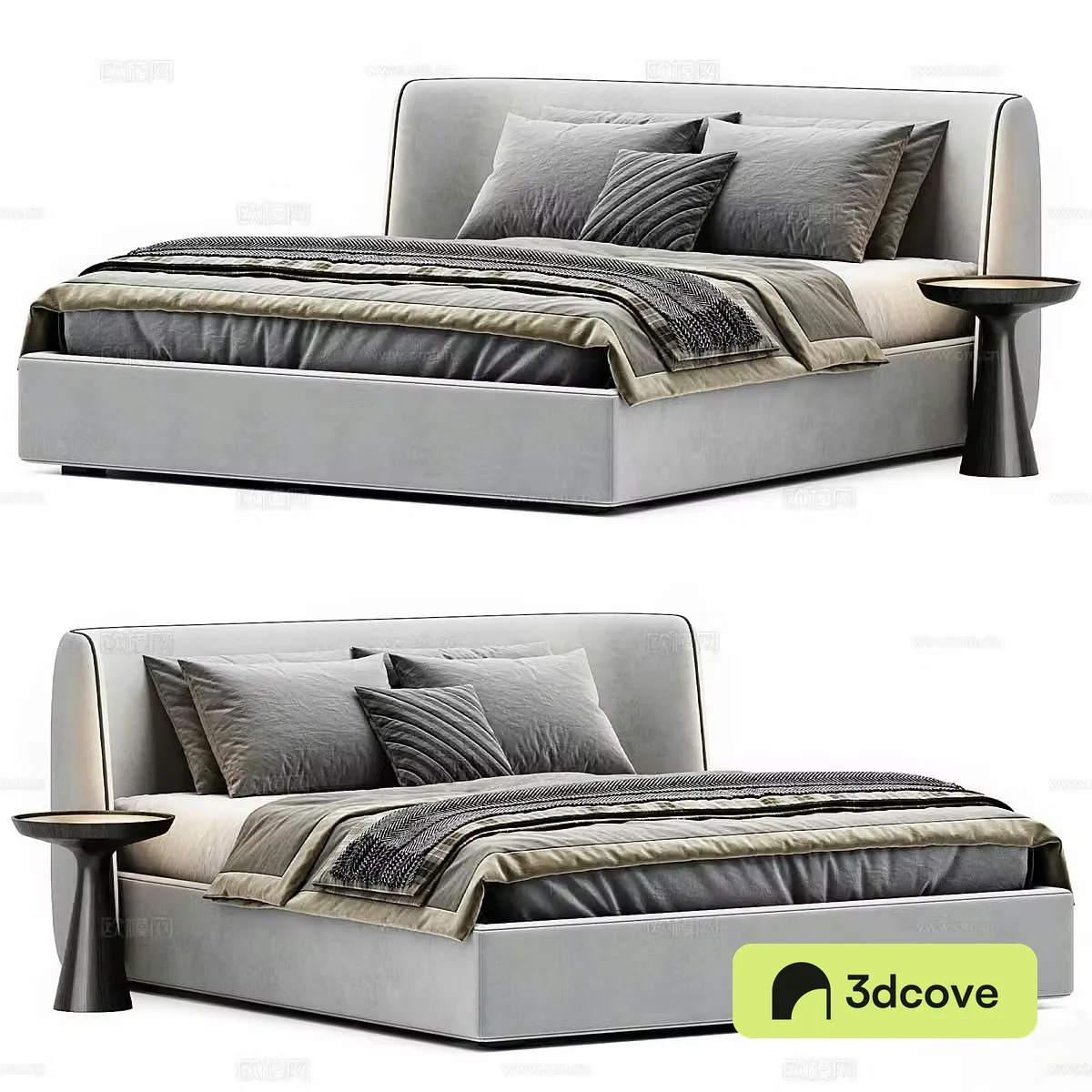 Modern double bed