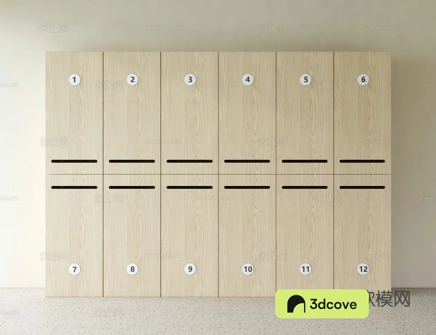 Modern storage cabinet birch board storage cabinet