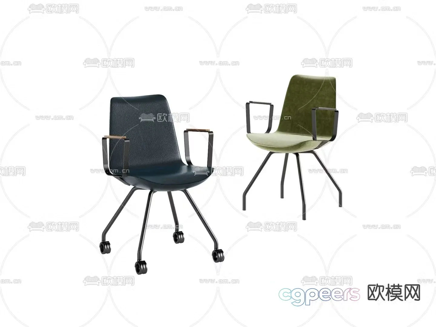 Office chair Staff chair Meeting chair 3d model