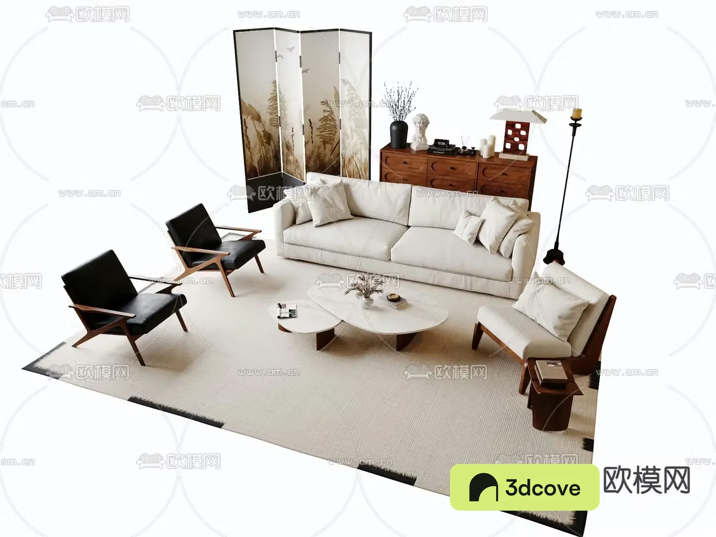 Medieval style modular sofa