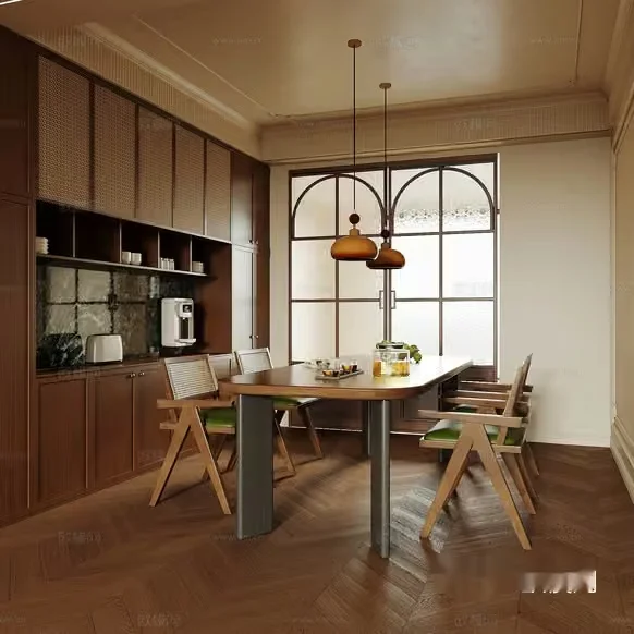 Modern Dining Room 3D Model – 4581 – VRAY Render