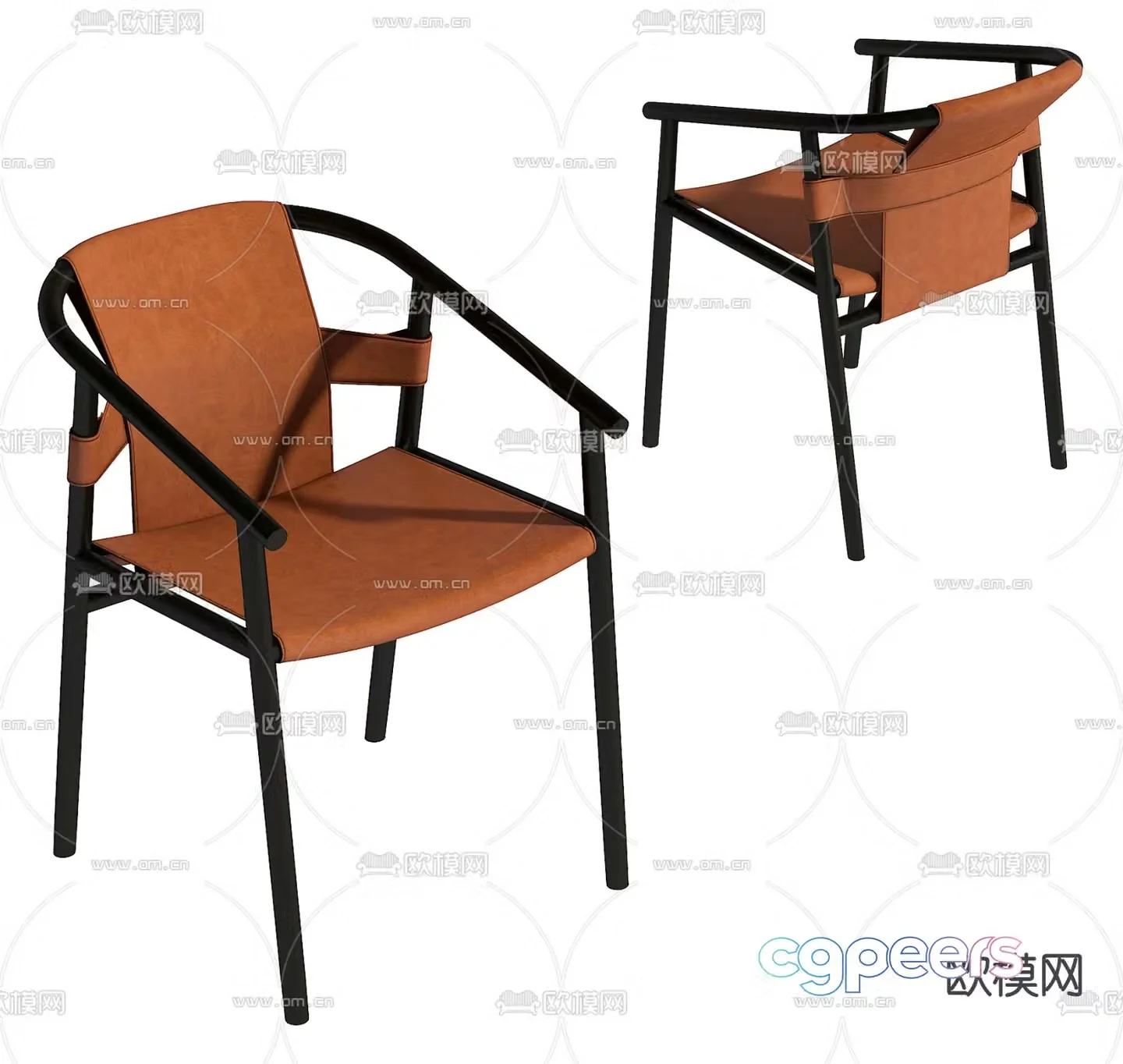 Ditre Italia chair dining chair 3d model