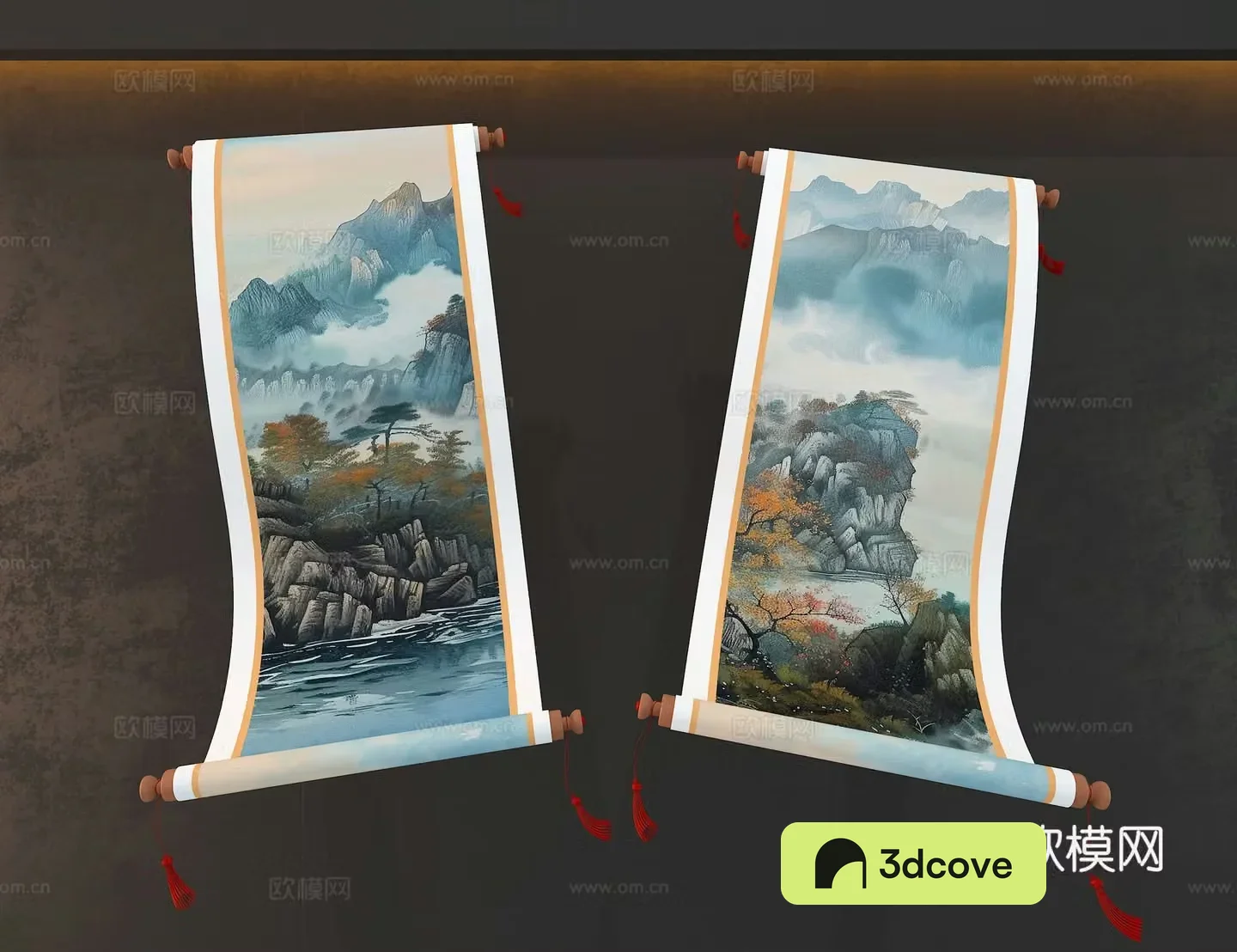Landscape scroll