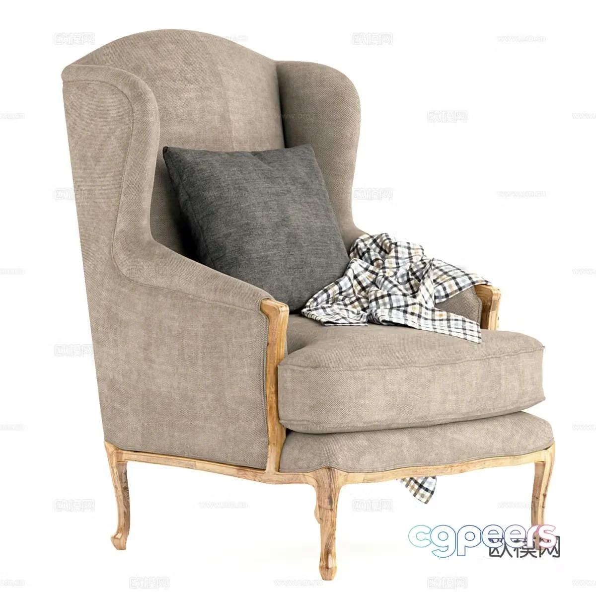 armchair 3d model