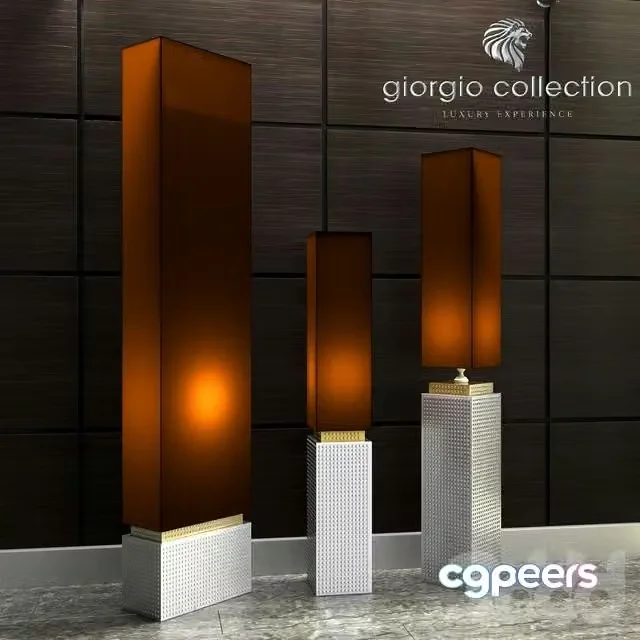3ds Max Free – Floor lamps Giorgio Collection City LAMP
