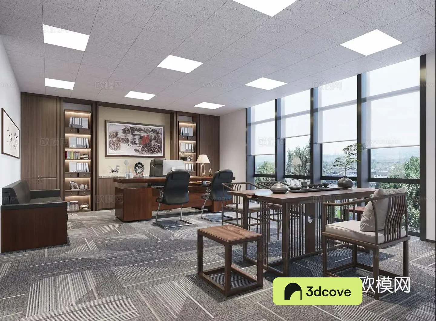 New Chinese style chairman’s office