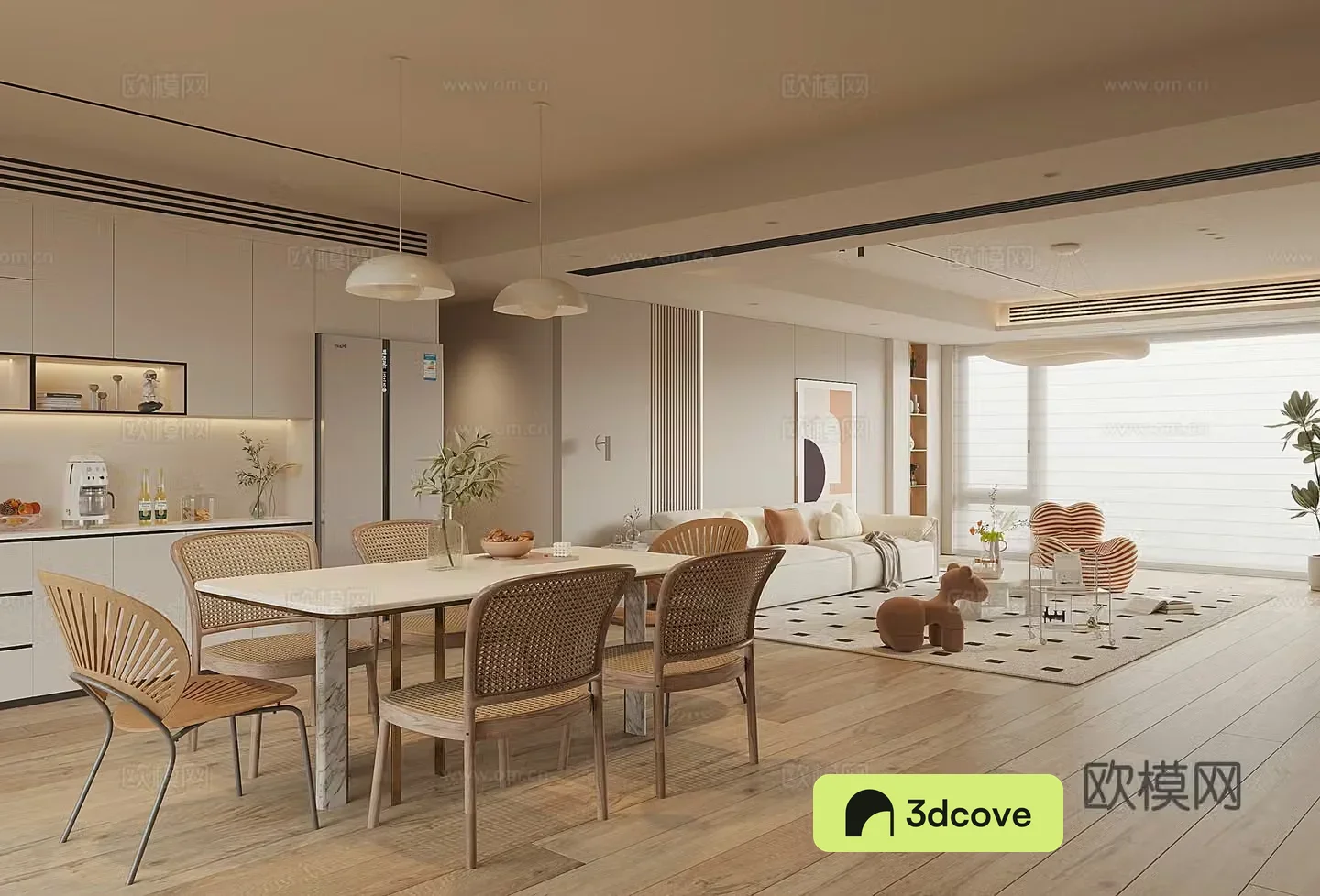 Modern Cream Style Restaurant