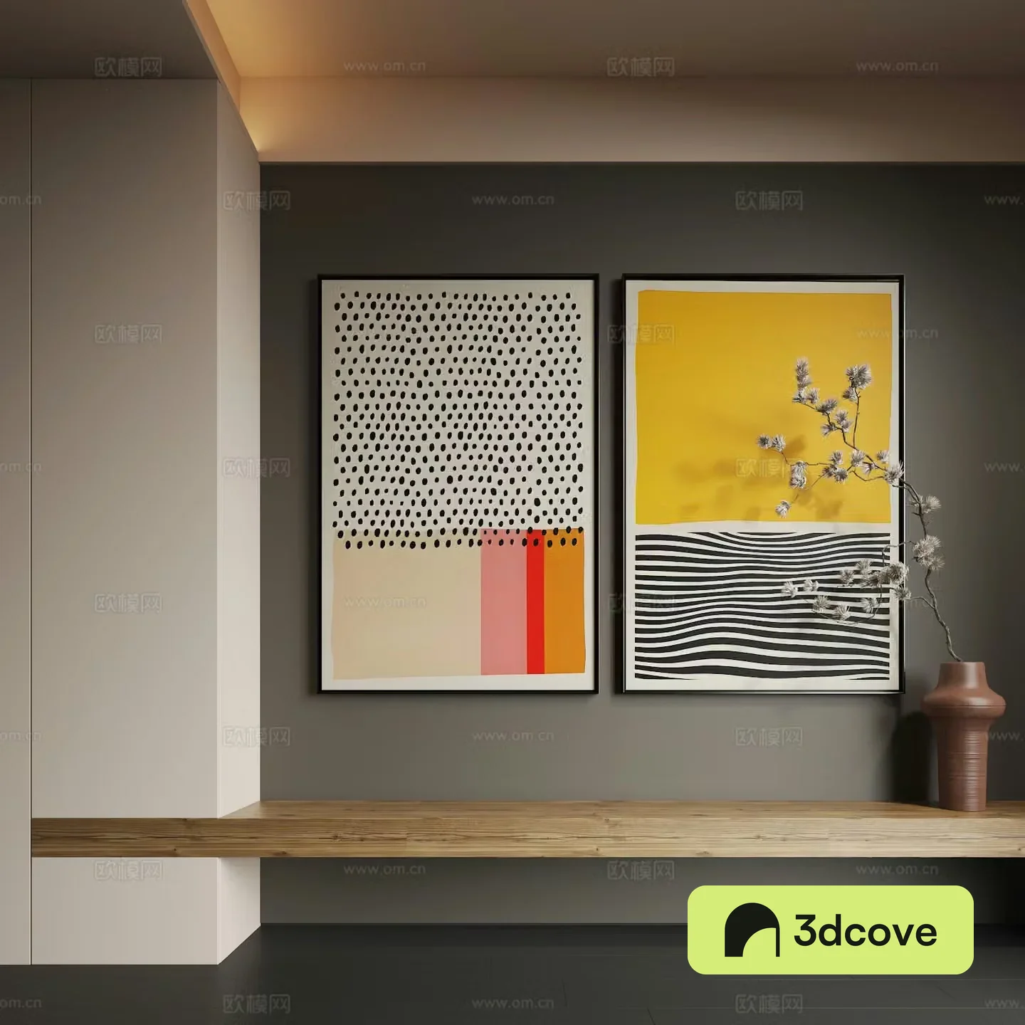 Modern hanging paintings Modern abstract hanging paintings Modern combination paintings Modern minimalist