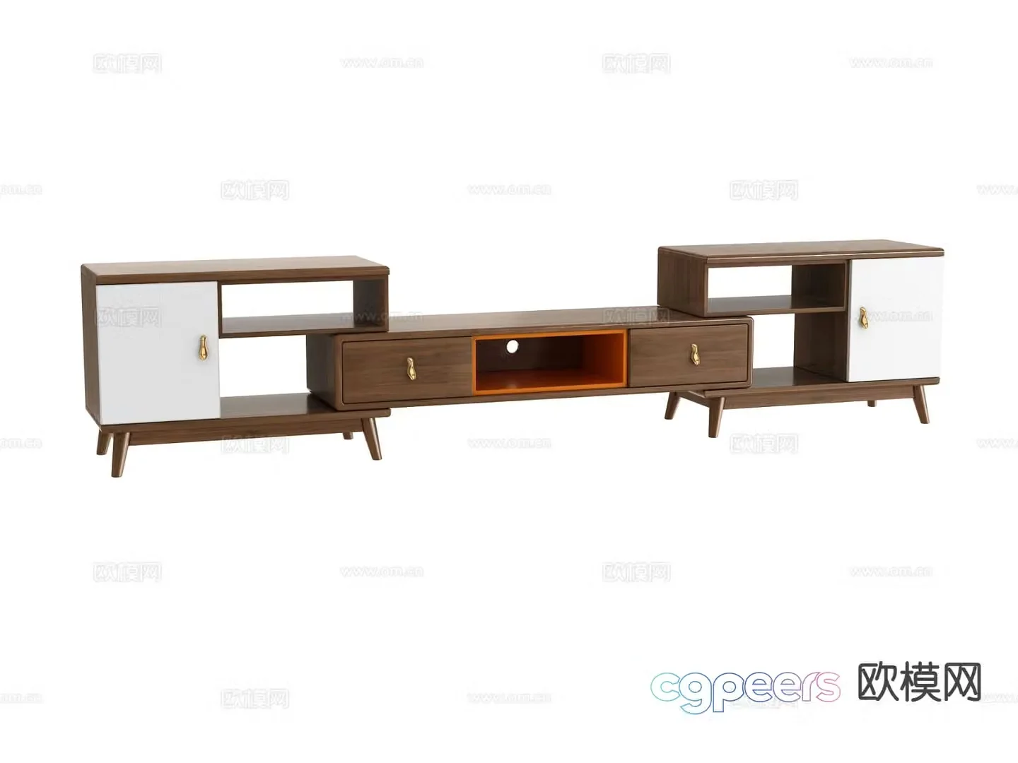 Modern TV cabinet 3d model