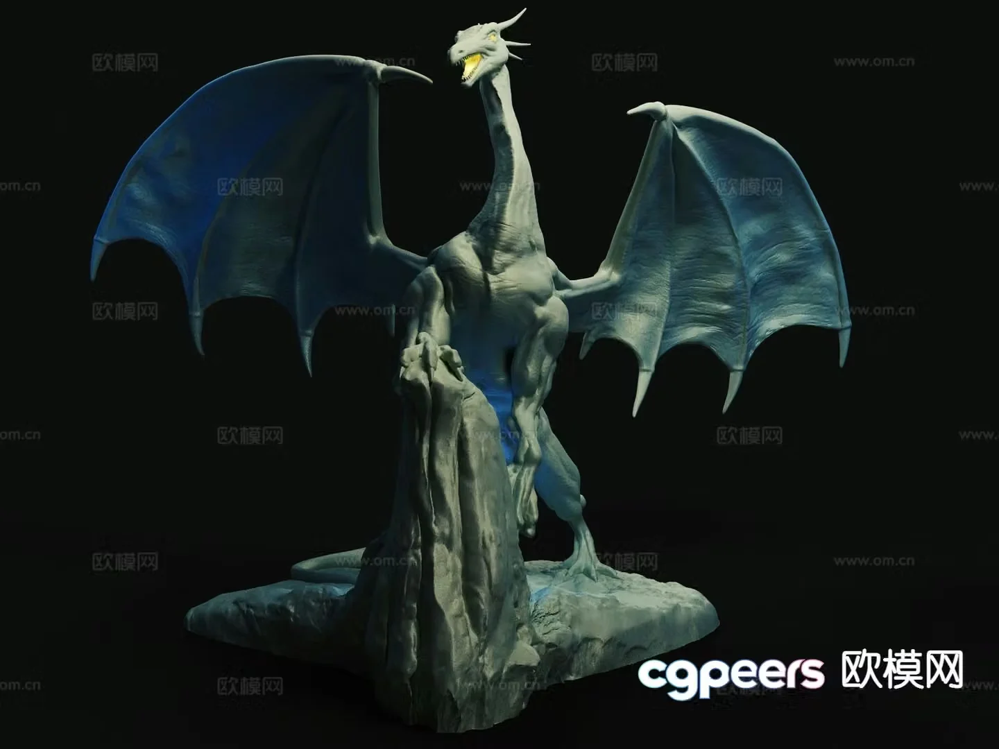 dragon dragon western dragon 3d model