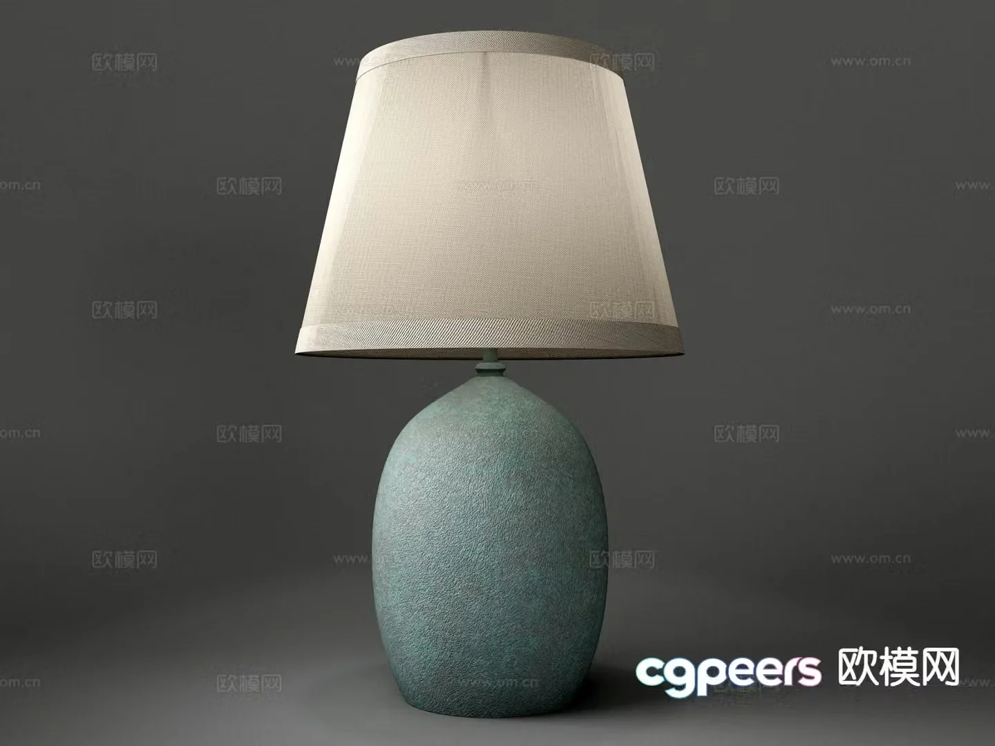 New Chinese style desk lamp 3d model