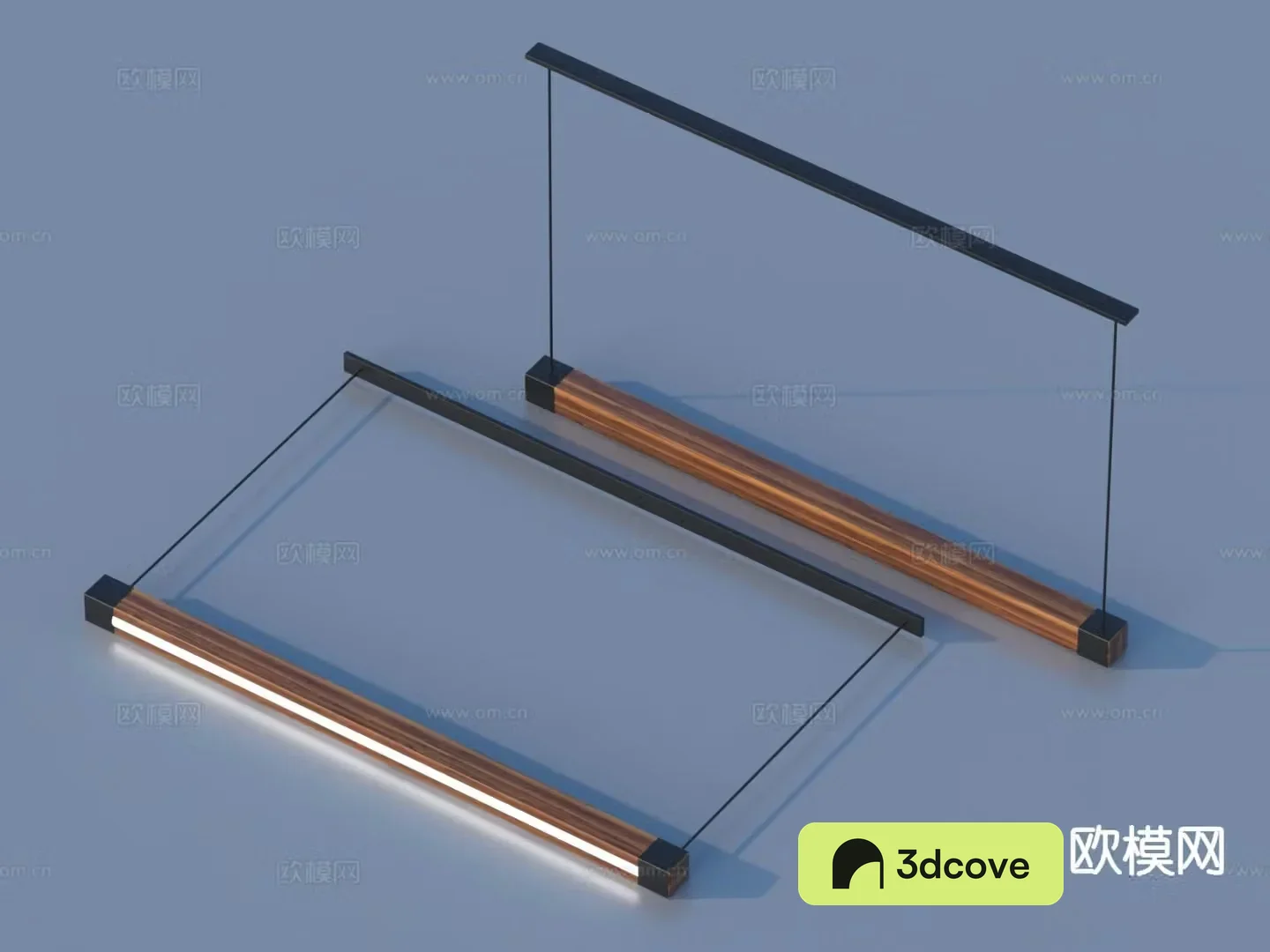 Fluorescent lamp long chandelier
