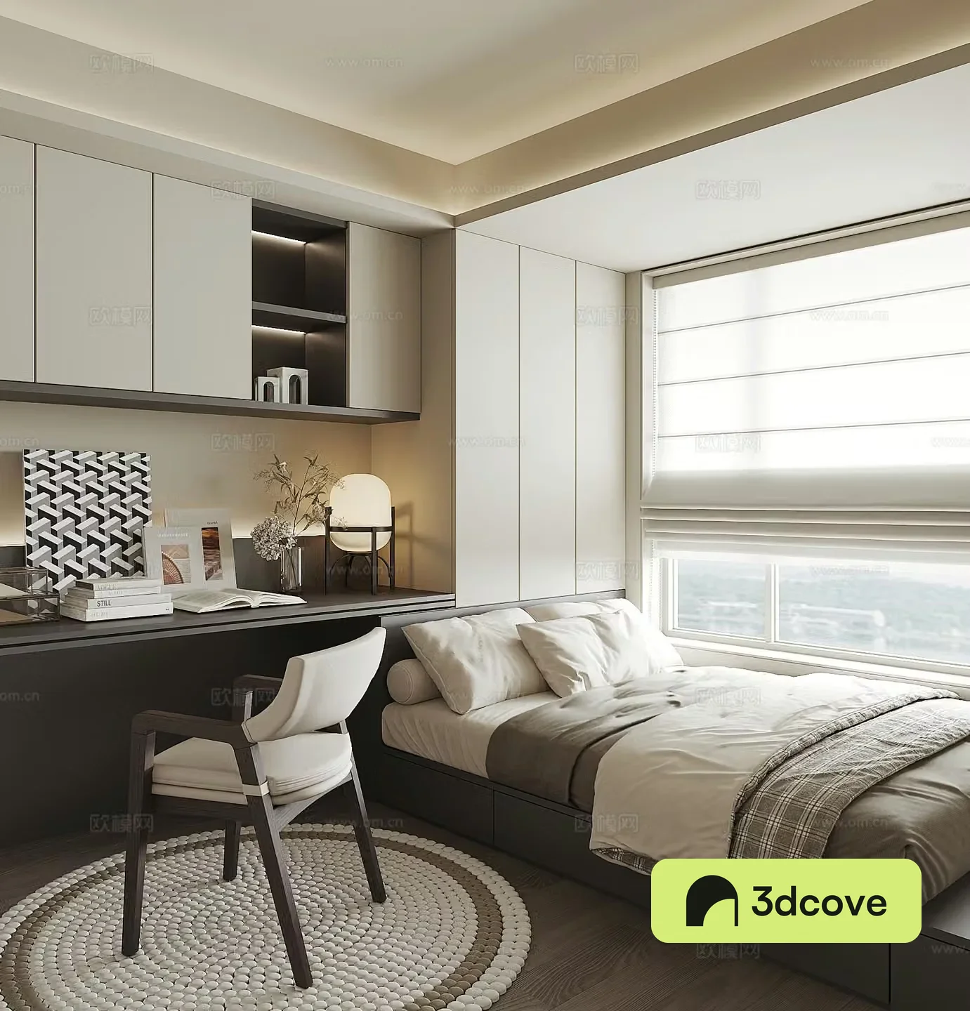 Modern tatami bedroom