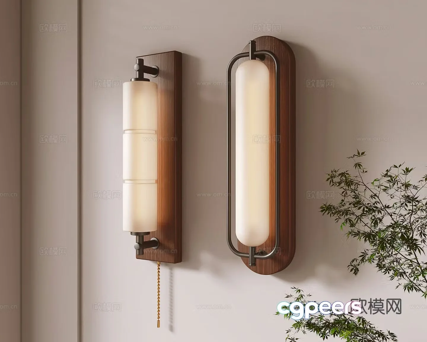 3D model of medieval style wall light
