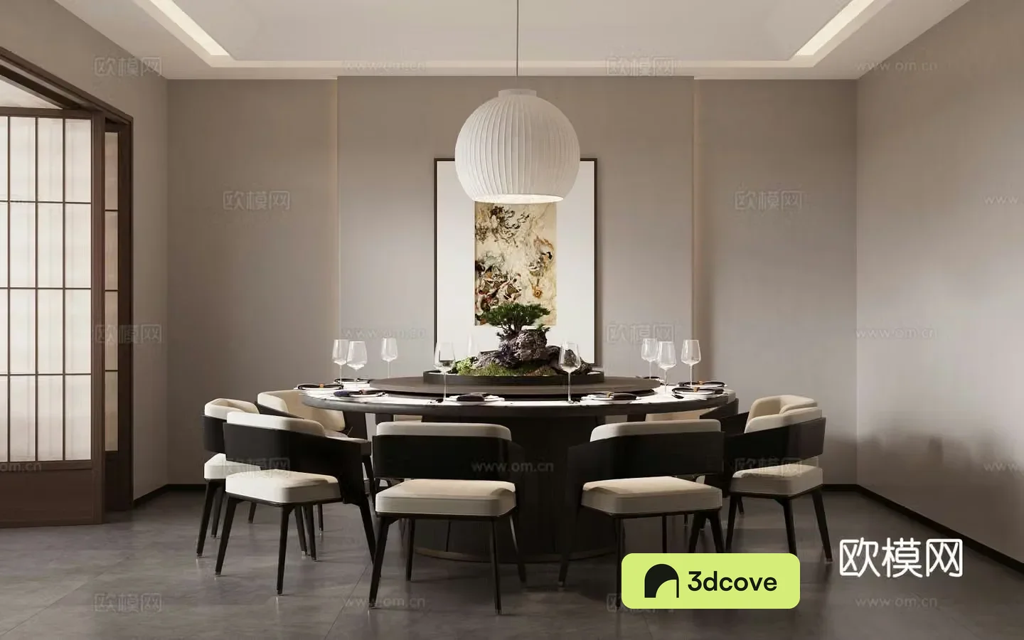 New Chinese-style Chinese restaurant private room