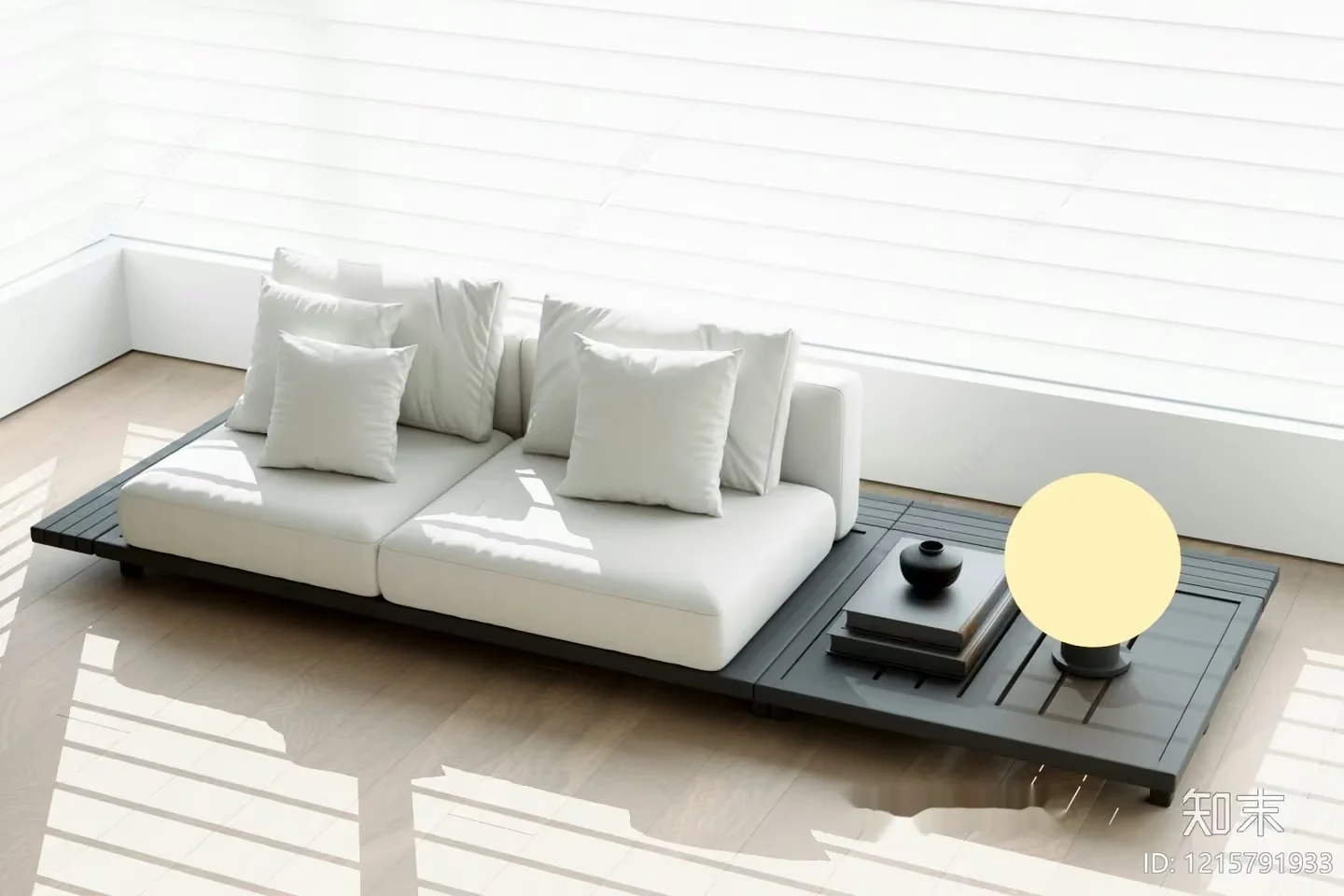 Modern Living Room 3D Model – 14781 – VRAY Render