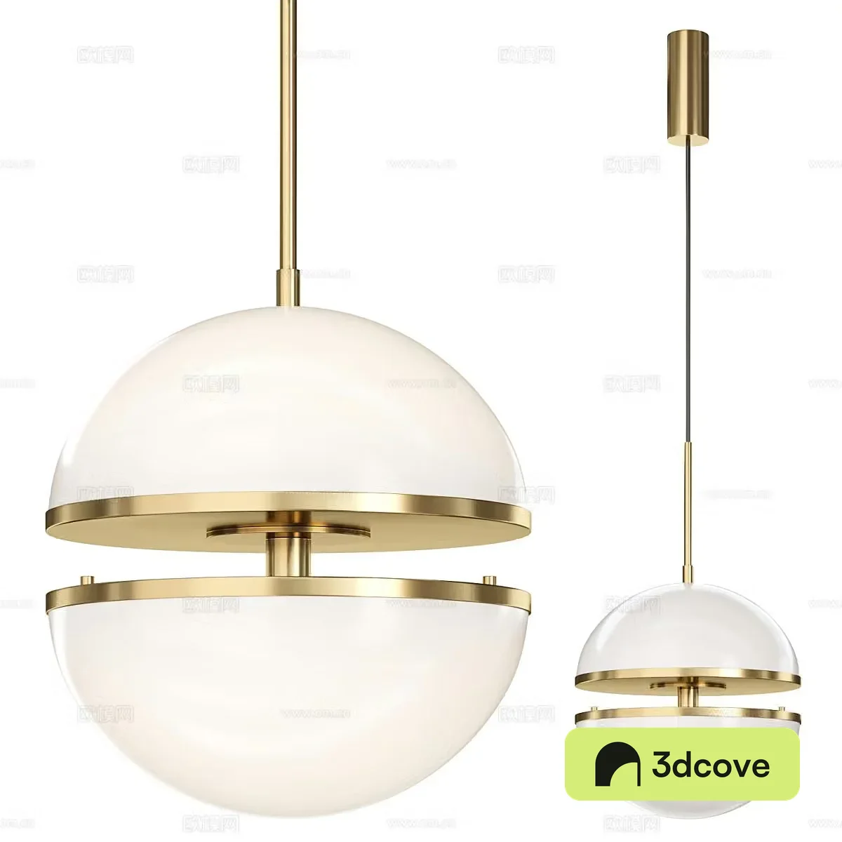 Modern light luxury spherical chandeliers
