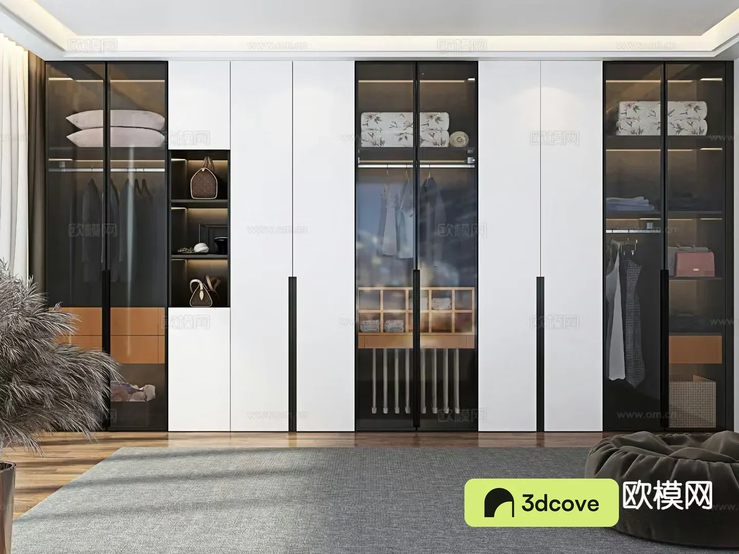 Modern cloakroom