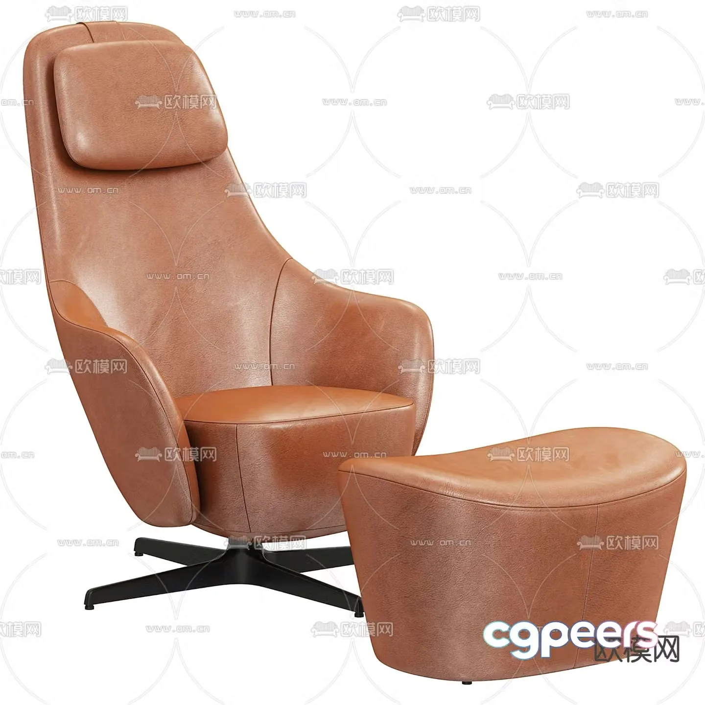 Office sofa chair 3d model