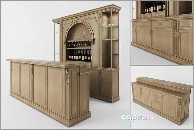 3ds Max Free – Bar and bar