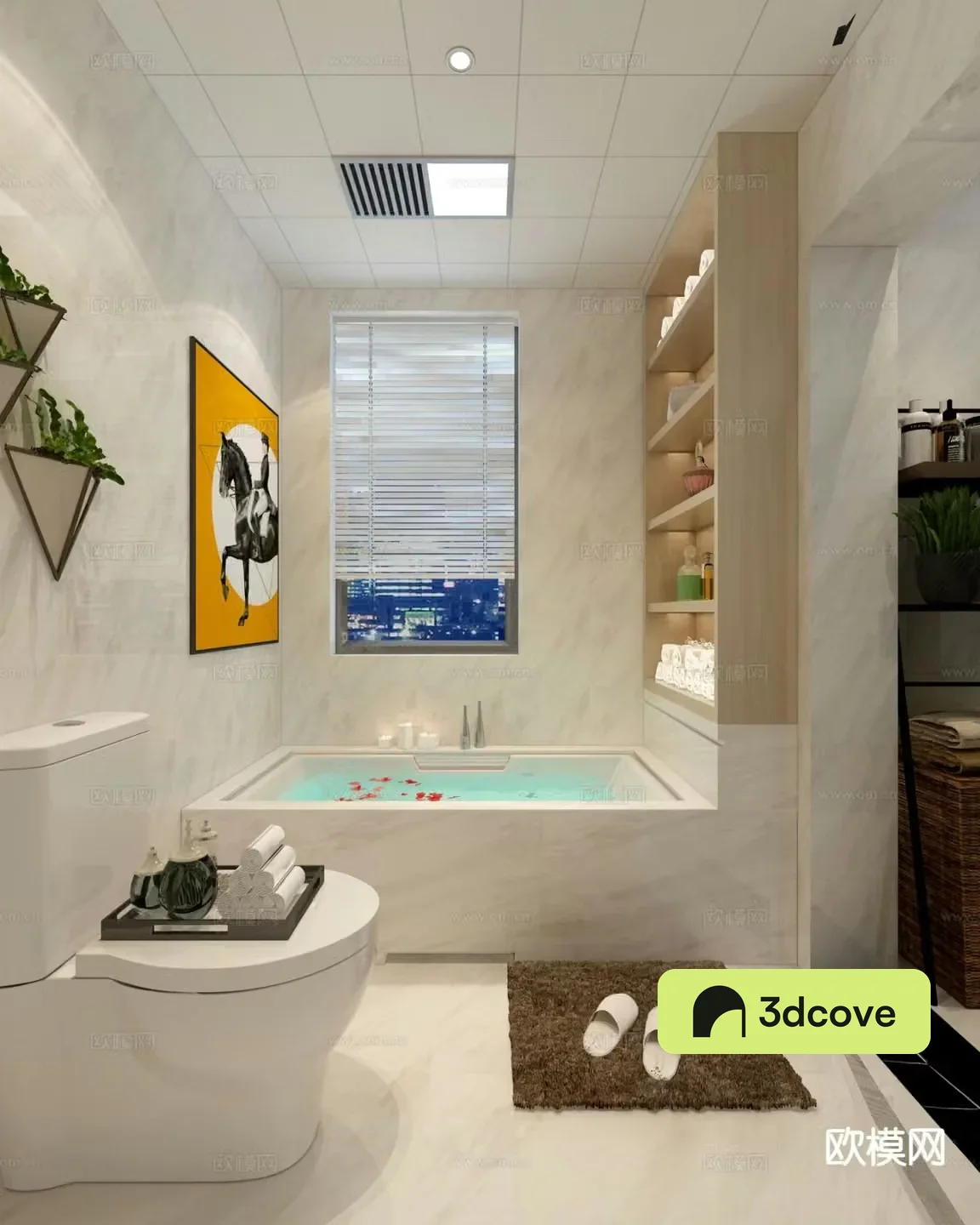 Postmodern bathroom small bathroom