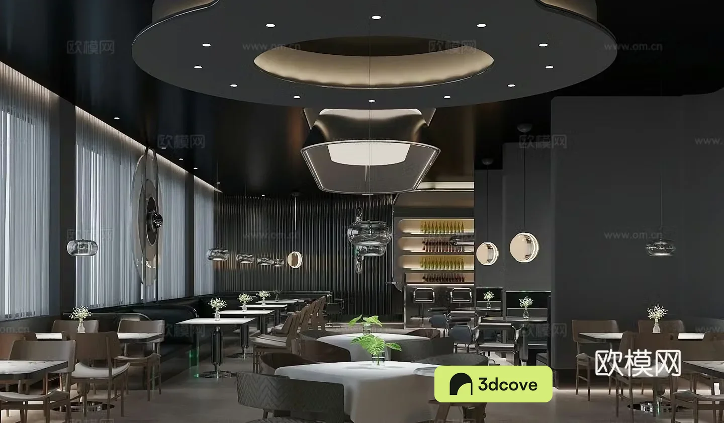 Modern Western Restaurant Hotel Restaurant Music Restaurant