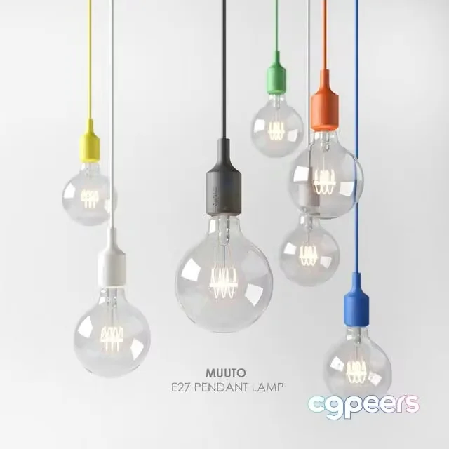 3ds Max Free – MUUTO, E27 Pendant Lamp