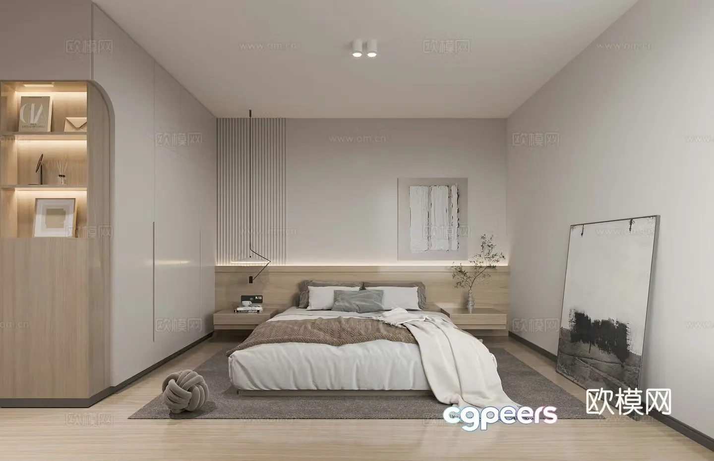 3D model of Jingjifeng bedroom