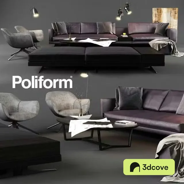 Italian furniture Set 04