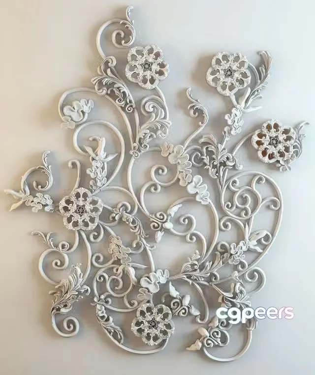 3ds Max Free – decorative flowers