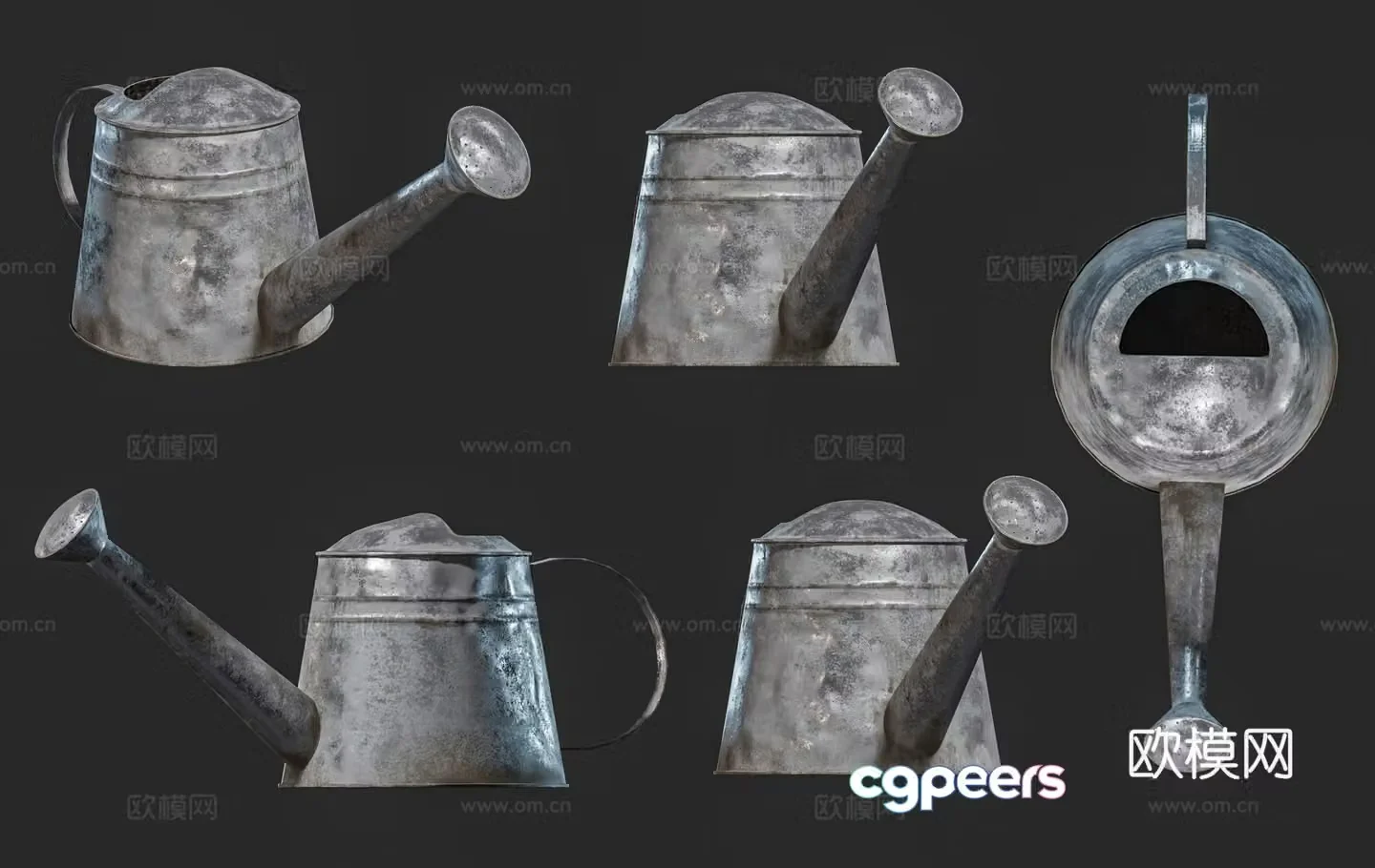 Garden watering kettle sprinkler kettle metal water can sprinkler kettle watering kettle flower watering kettle sprinkler 3d model