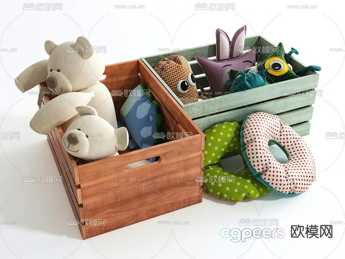 Doll plush toy rag doll 3d model