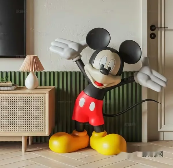A Mickey Mouse Statue In A Living Room 3D Model – 4616 – VRAY Render