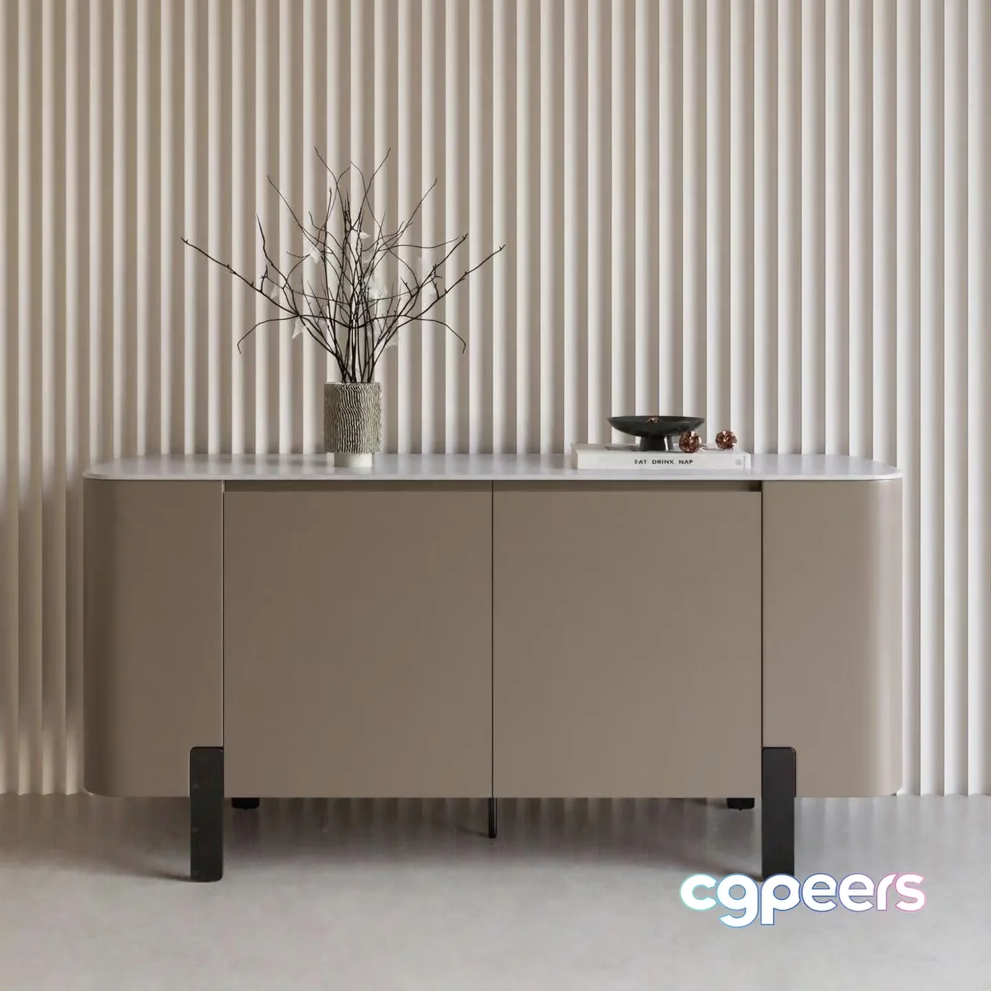 Modern Sideboard 3D Model – 16976 – VRAY Render