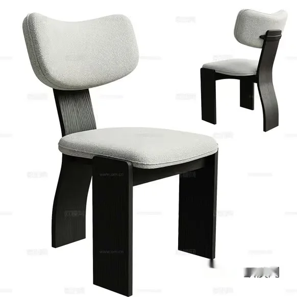 Wooden Dining Chair 3D Model – 8105 – VRAY Render