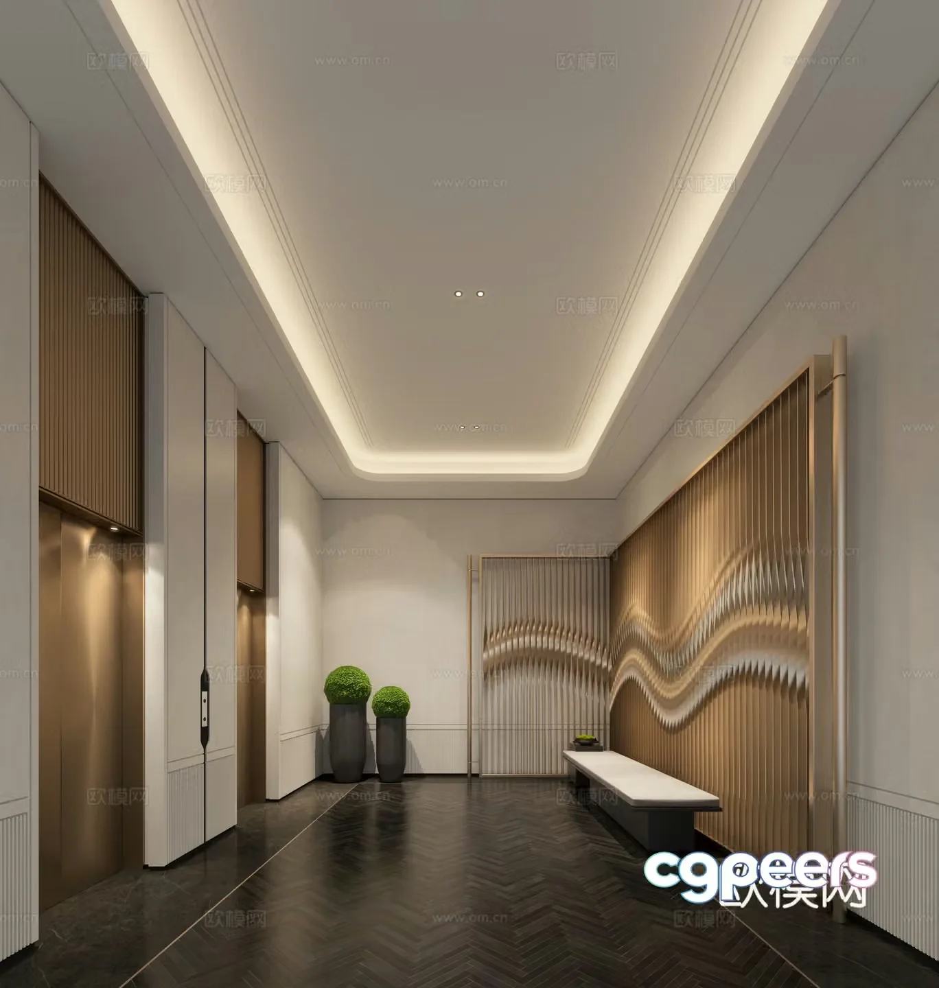 Modern hotel elevator hall Hotel elevator club elevator hall Club elevator hall Club elevator elevator elevator elevator elevator 3D model