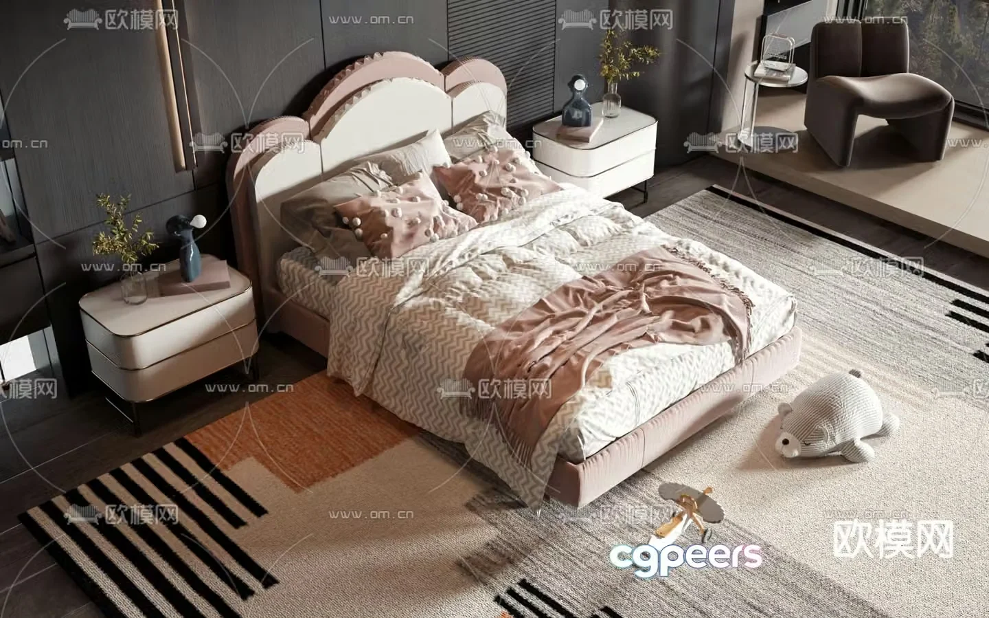 Children’s bed 3d model
