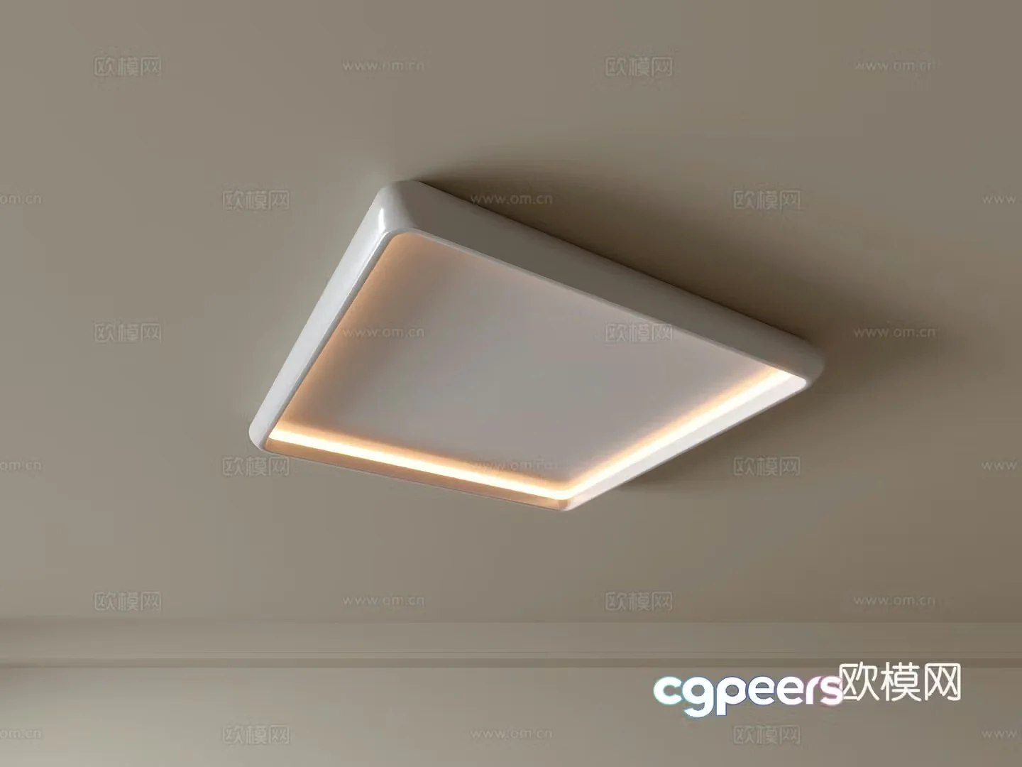 Modern ceiling lamp Geometric ceiling lamp Bedroom lamp Artistic shaped lamp Fashion living room lamp 3D model