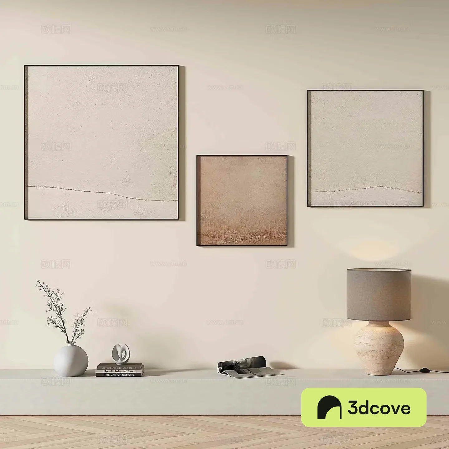 Modern texture painting decorative painting