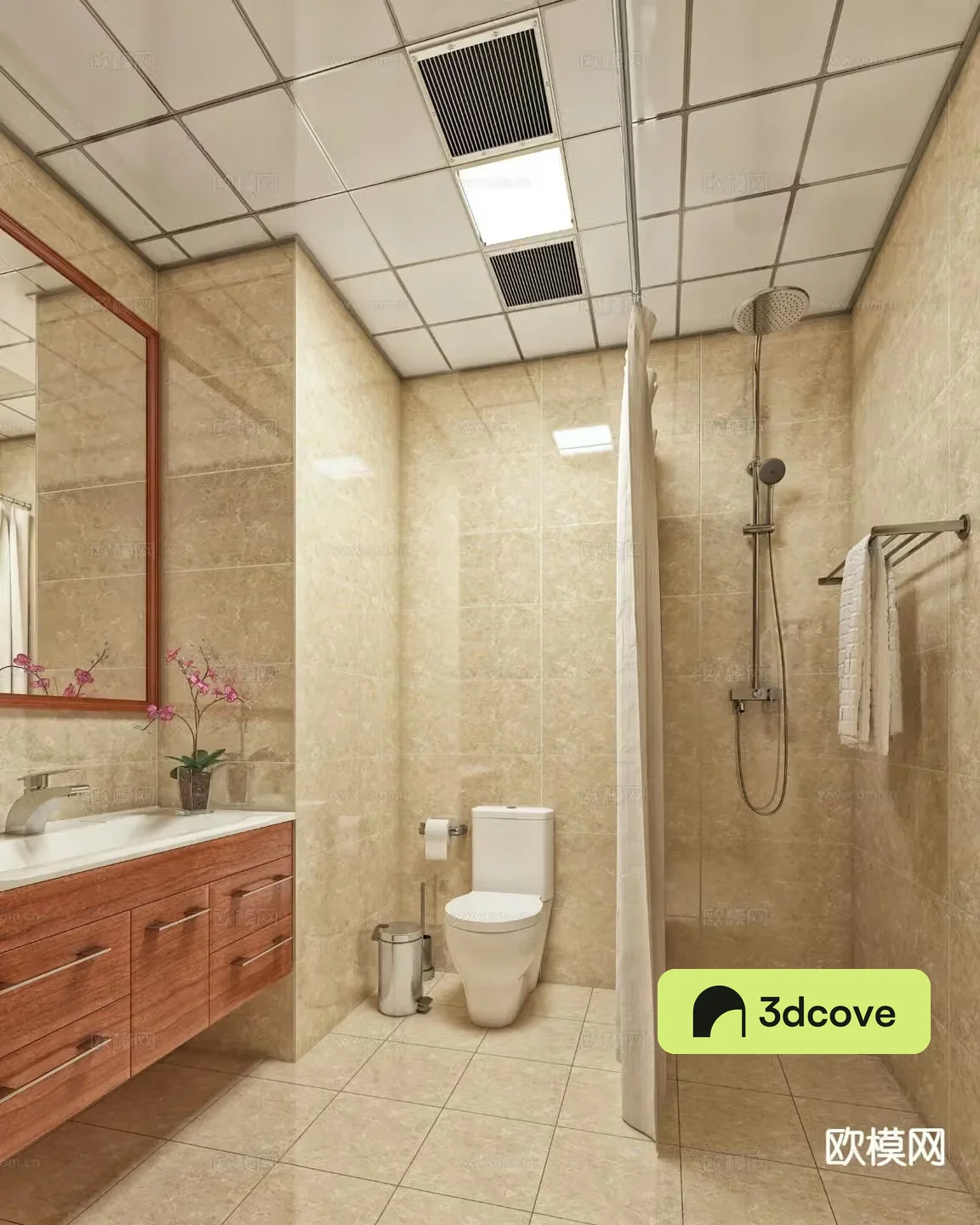 American bathroom
