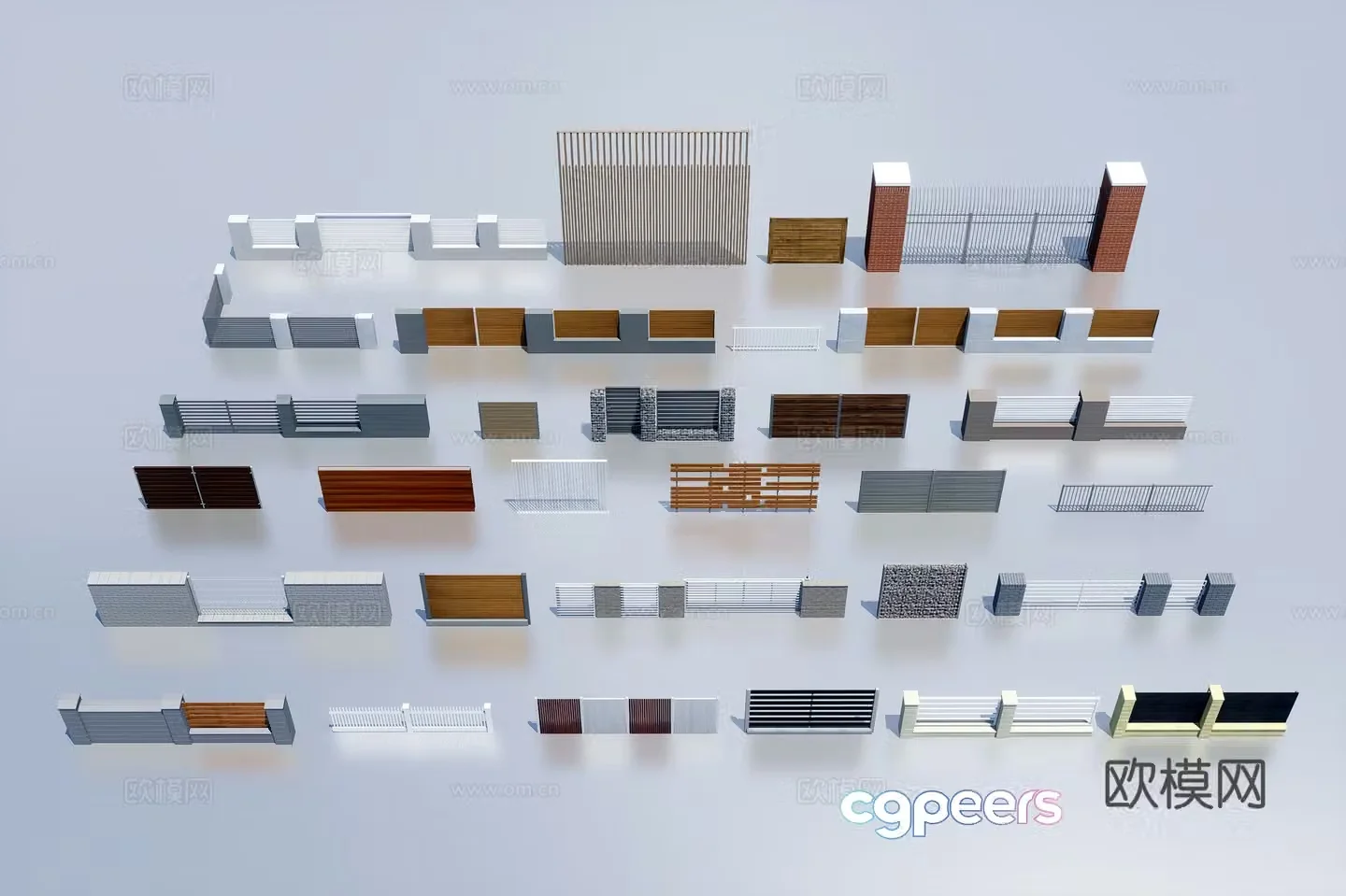 Fence 3d model