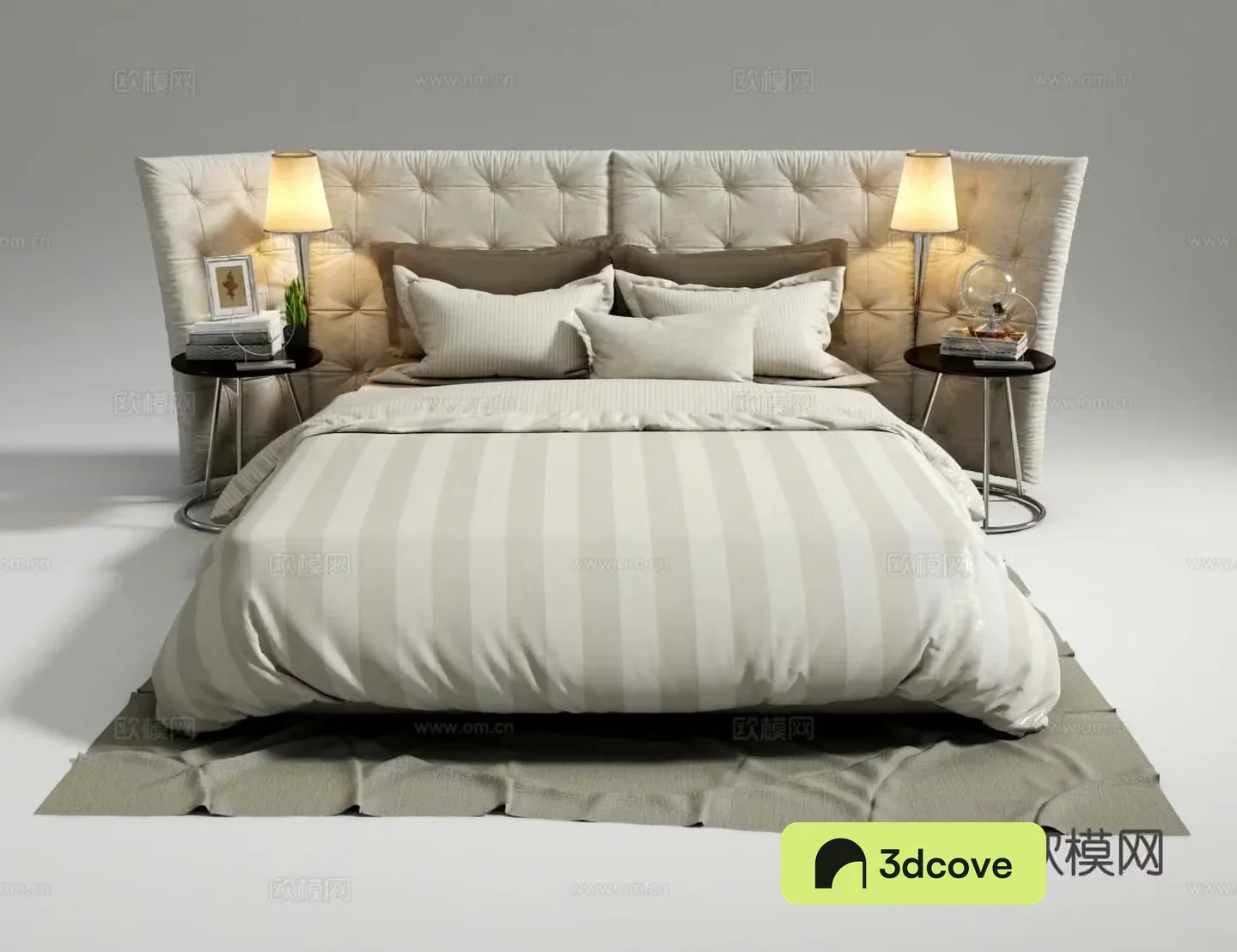 Modern double bed