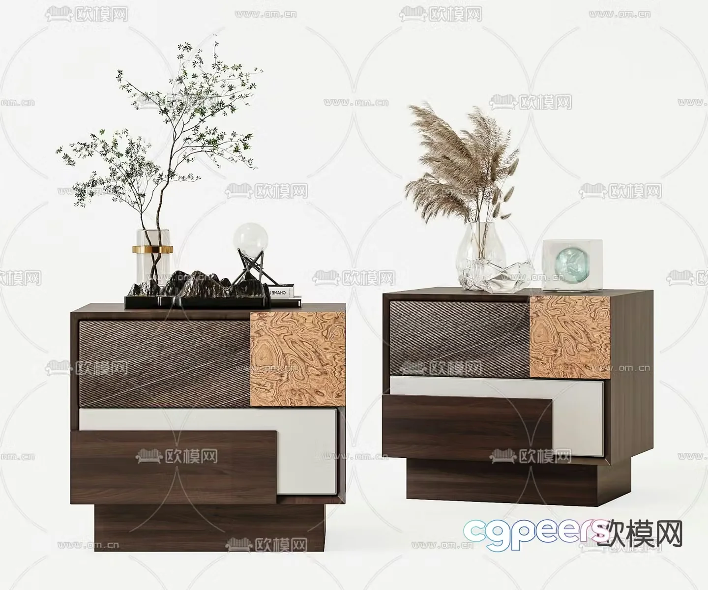BAXTER bedside table 3d model