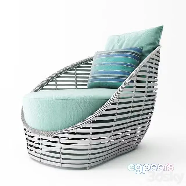 3ds Max Free – Kenneth Cobonpue Oasis Lounge Chair