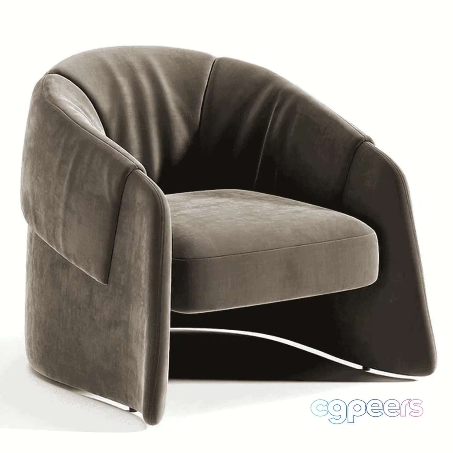 Modern Grey Chair 3D Model – 9936 – CORONA Render