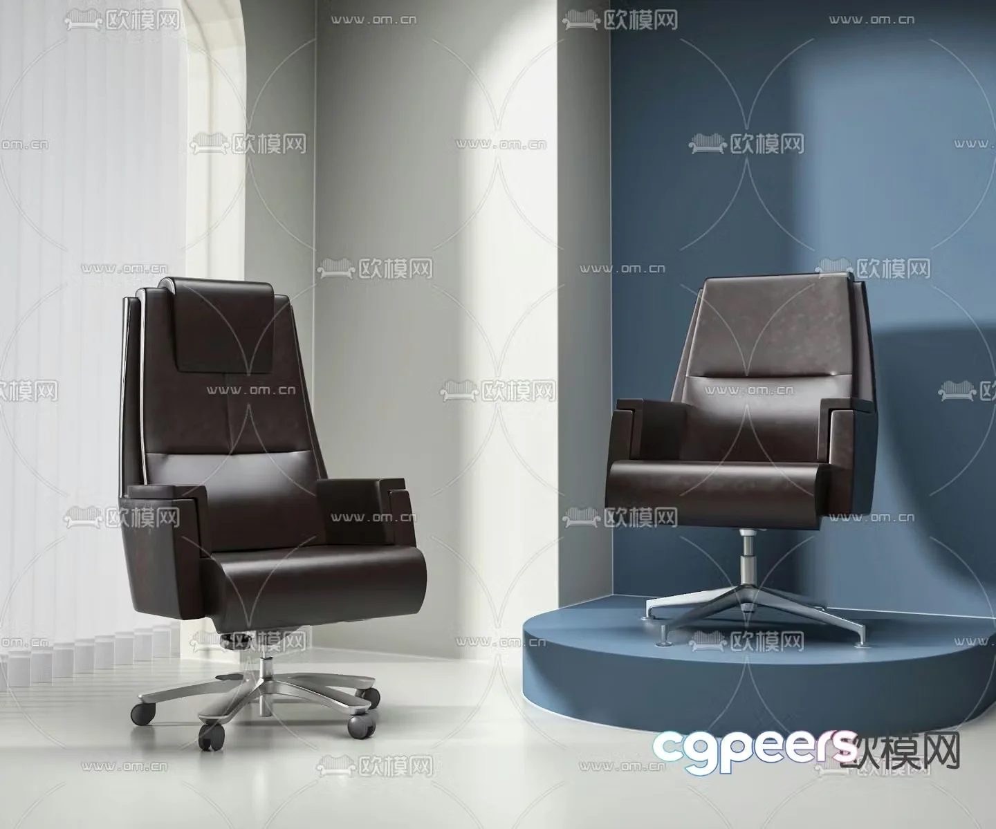 Office chair executive chair boss chair 3d model