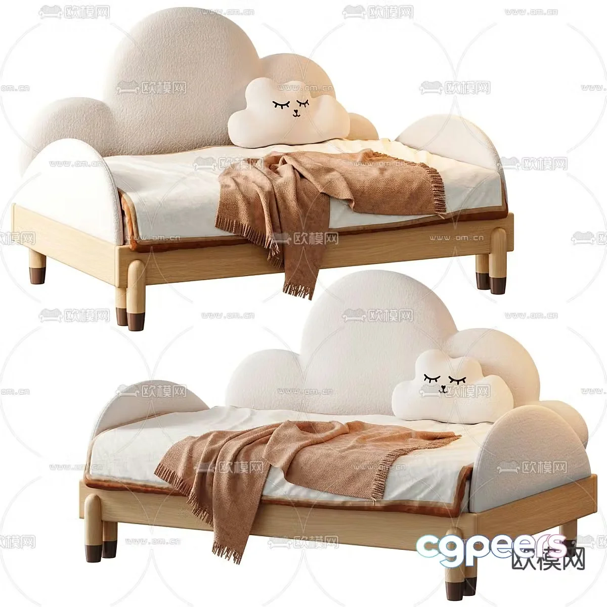 Yunduo Sofa Bed Children’s Bed Children’s Bed 3D Model