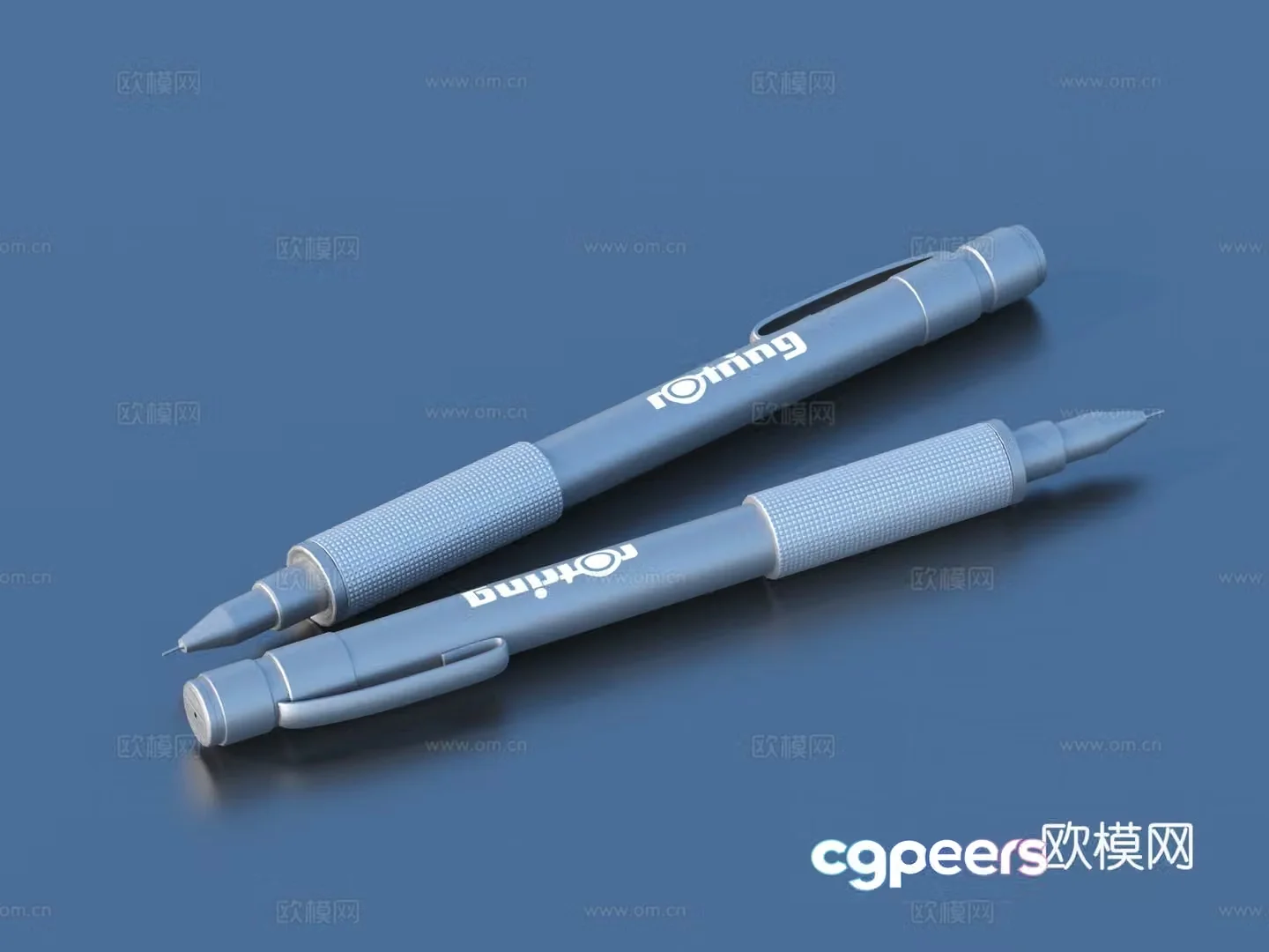 Pen Pencil Automatic Pencil Stationery School Supplies Office Supplies 3D Model