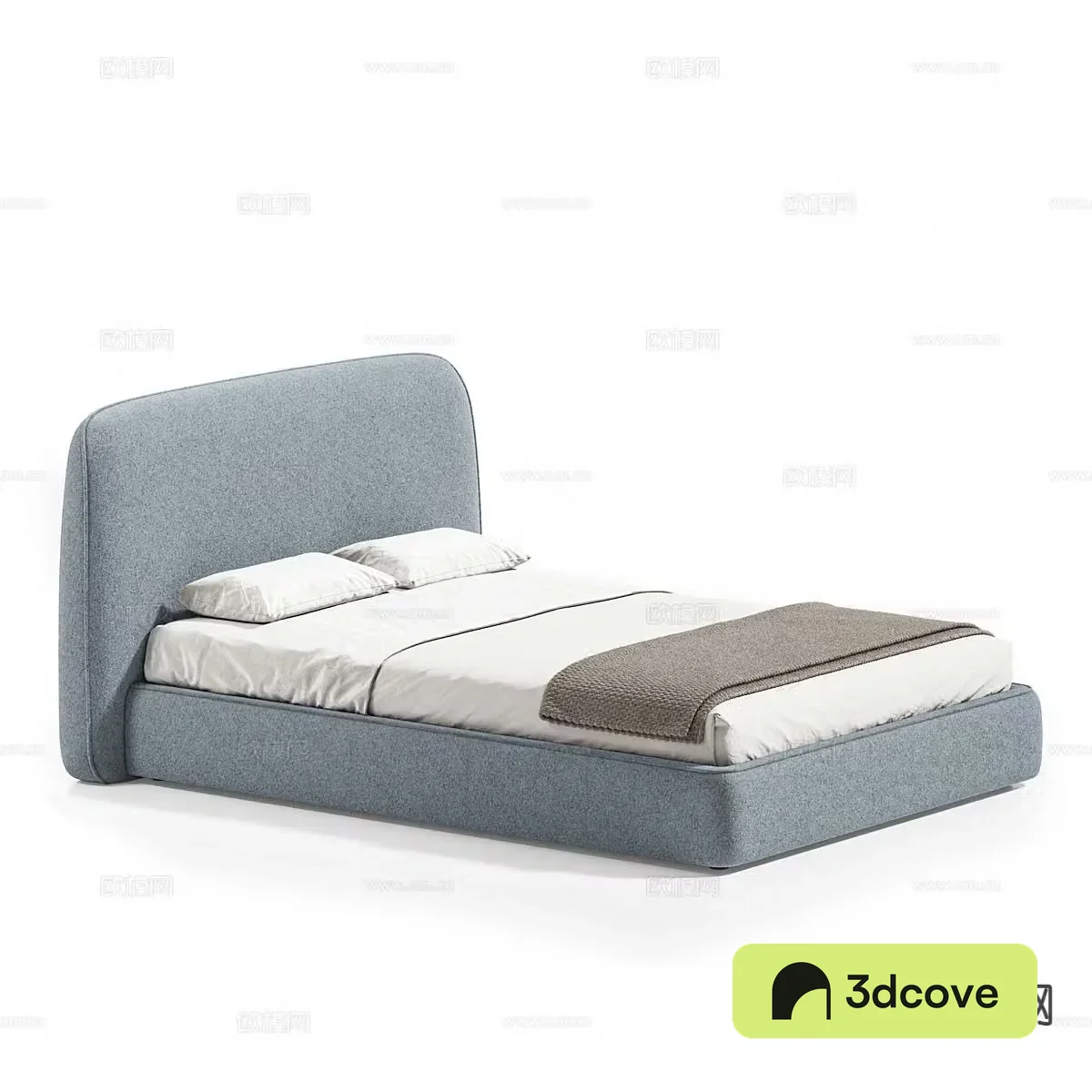 Modern double bed