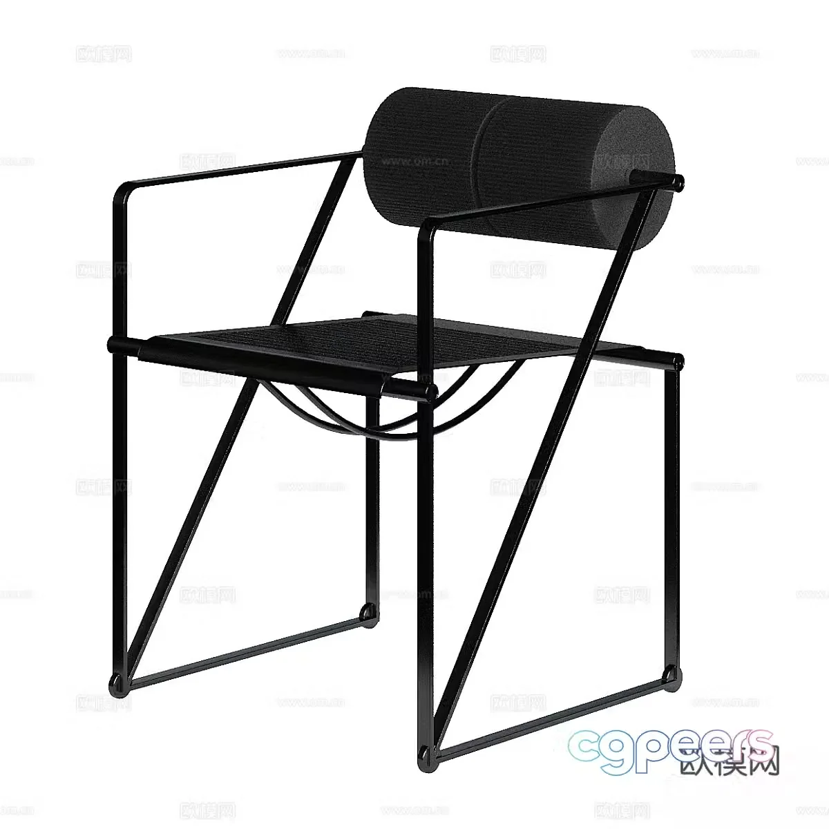 Modern Italian casual chair 3d model